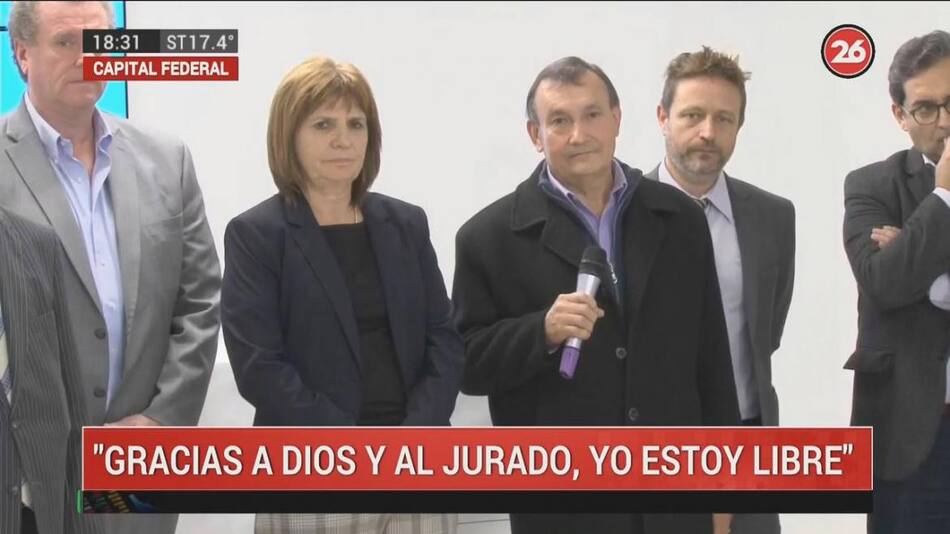 Patricia Bullrich y Lino Villar Cataldo, Canal 26