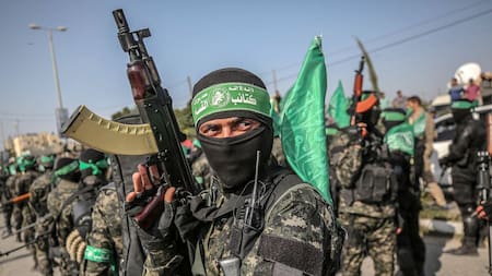 Grupo Hamás. Foto: EFE