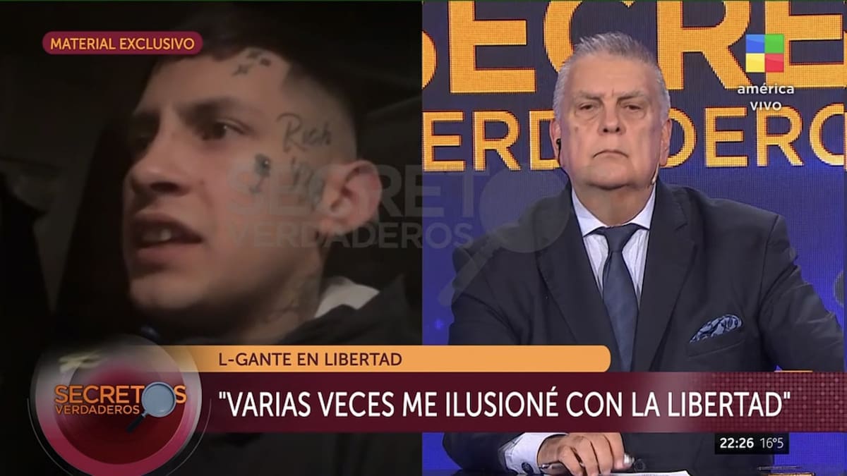 La palabra de L-Gante. Foto: América - Secretos Verdaderos.