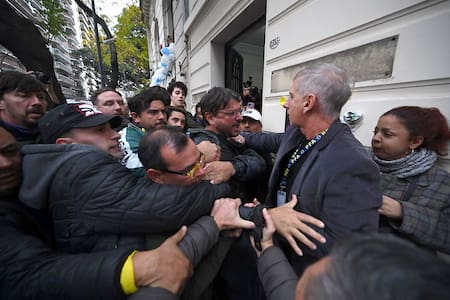 Detuvieron a Juan Grabois tras haber ocupado el Instituto Juan Domingo Perón. Foto: NA/Juan Foglia