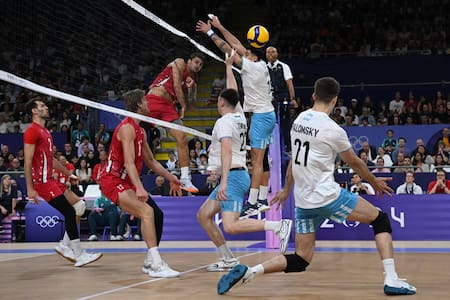 Selección Argentina de vóley, Juegos Olímpicos París 2024. Foto: Reuters