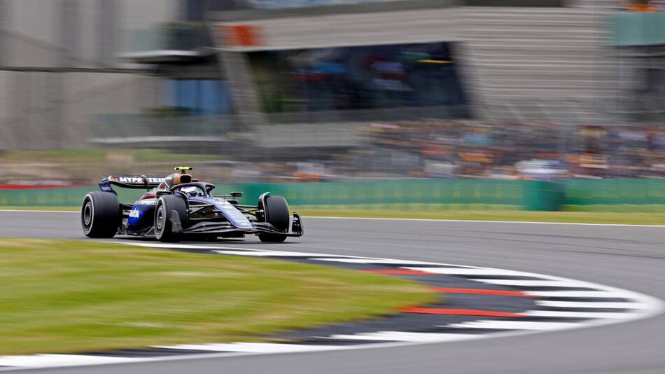 Franco Colapinto logró un cuarto puesto en el GP de Silverstone. Foto: Reuters