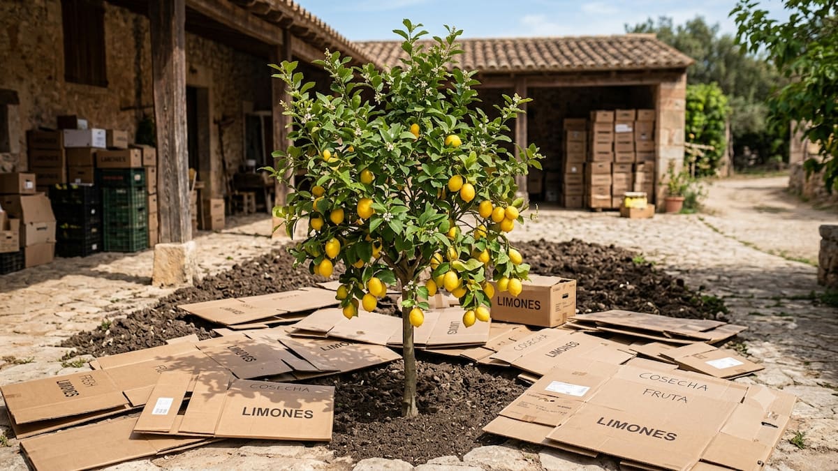 Poner cajas alrededor del limonero: por qué los expertos en jardinería recomiendan este truco