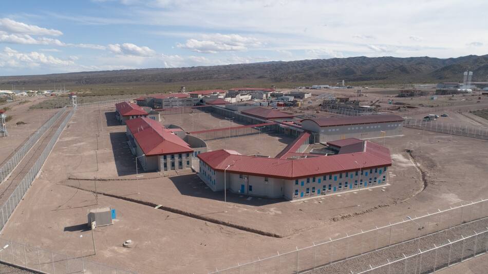 Cárcel en Mendoza. Foto: Gobierno provincial