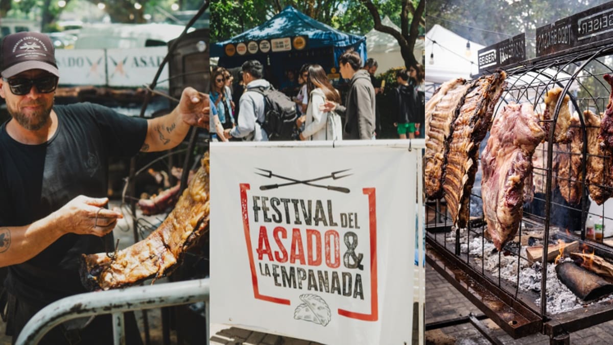 Festival del Asado y la Empanada en la Ciudad de Buenos Aires.