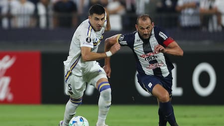 Boca ante Alianza Lima, Copa Libertadores 2025. Foto: EFE.