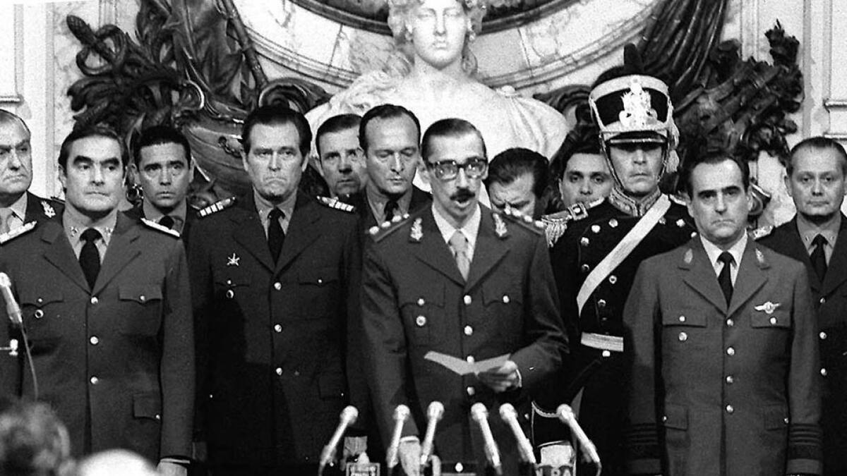 Rafael Videla; dictadura de 1976. Foto: archivo NA