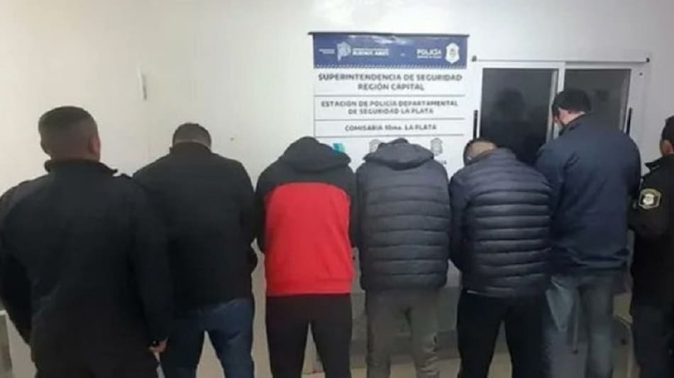 Detención del padre de Agustín Almendra. Foto: NA.
