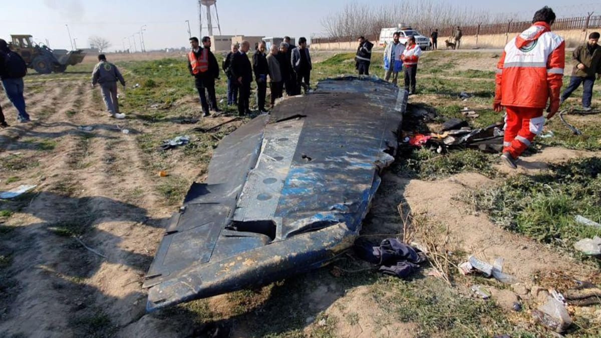 Avión de Boeing derriba en Irán