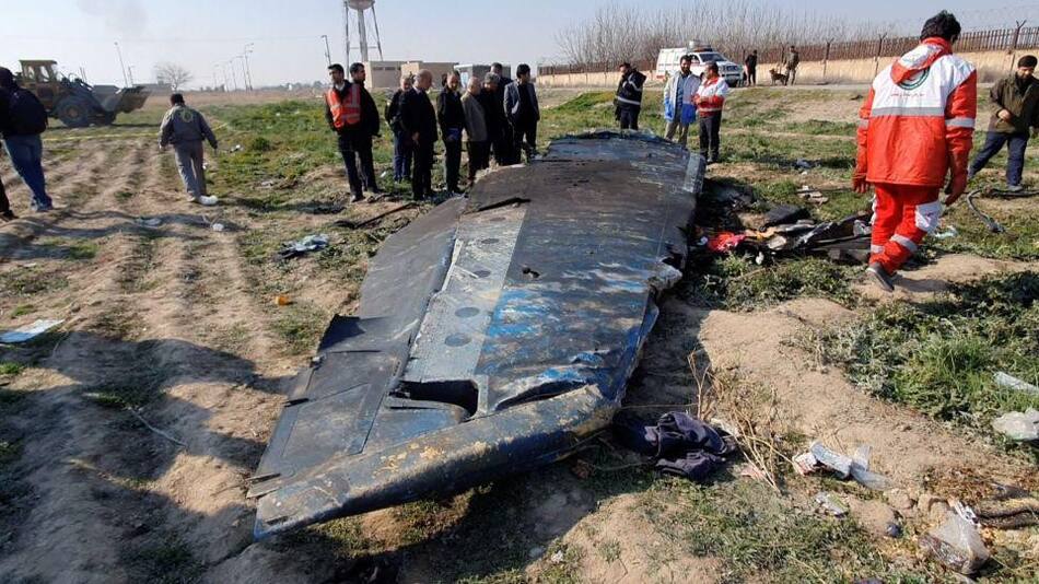 Avión de Boeing derriba en Irán