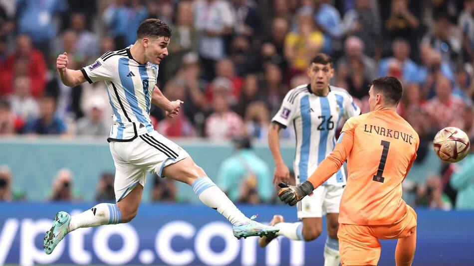 Julián Álvarez, Selección Argentina. Foto: NA.