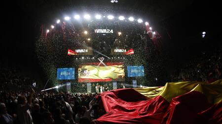 Acto de Vox. Foto: EFE.