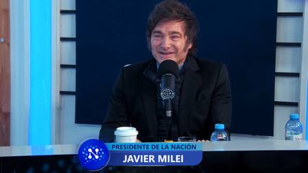 Javier Milei con Alejandro Fantino. Foto: captura