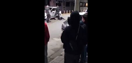 Momento del ataque. Foto: captura de pantalla.