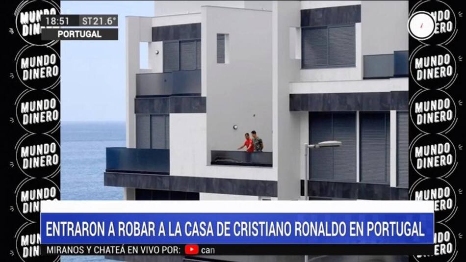 Robo en la casa de Cristiano Ronaldo, CANAL 26