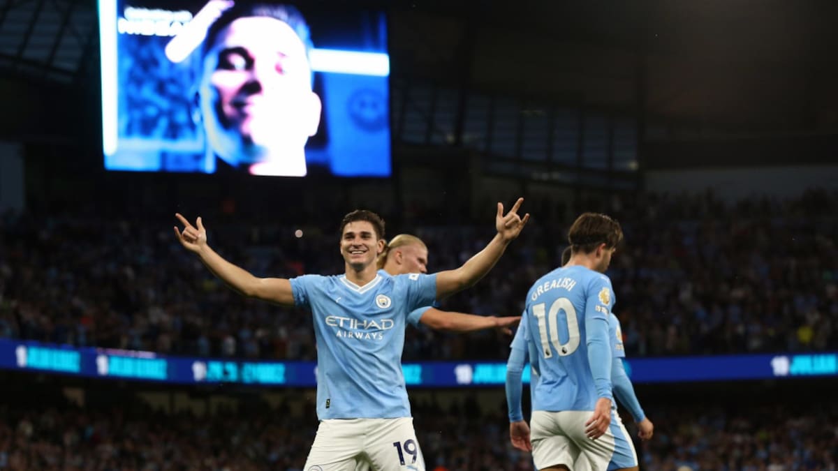 Julián Álvarez, Manchester City. Foto: EFE