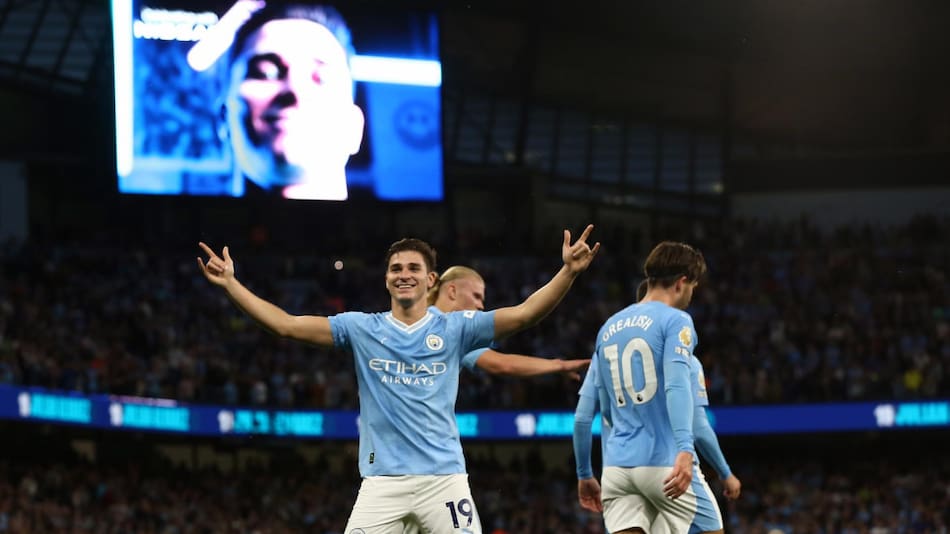 Julián Álvarez, Manchester City. Foto: EFE