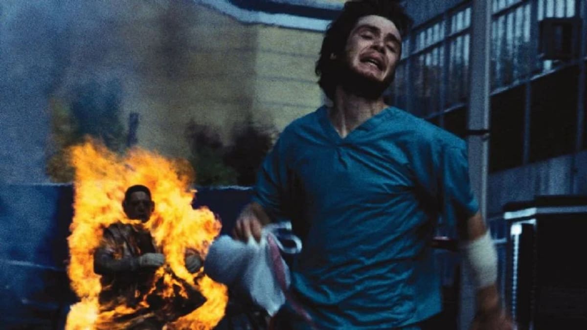 Cillian Murphy en "28 Días Después". Foto: Fox.