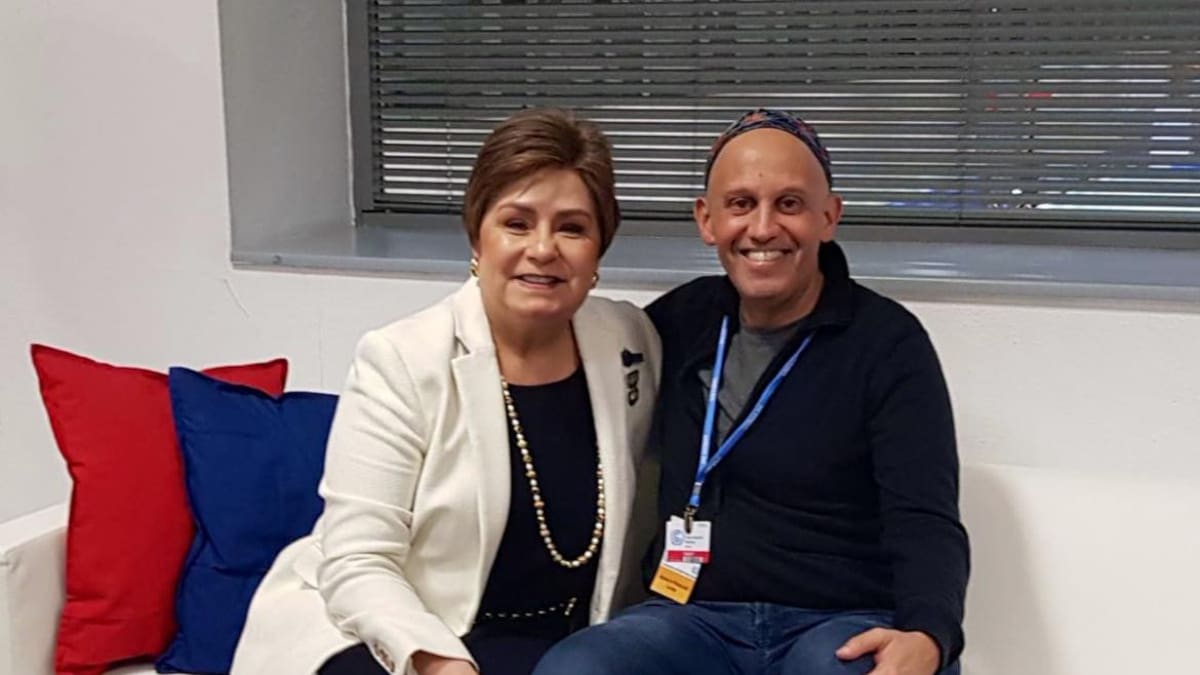 Sergio Bergman y Patricia Espinosa, Twitter Sergio Bergman