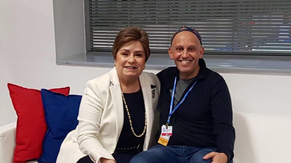 Sergio Bergman y Patricia Espinosa, Twitter Sergio Bergman