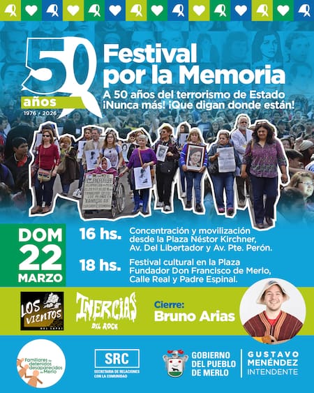Festival por la Memoria en Merlo
