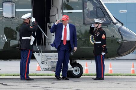 Donald Trump se reunió con su equipo para analizar un posible bombardeo contra Irán. Foto: Reuters/Ken Cedeno