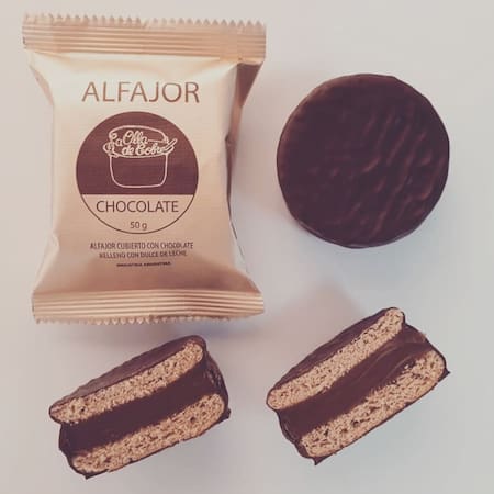 Alfajor La Olla de Cobre. Foto INSTAGRAM @laolladecobreoficial