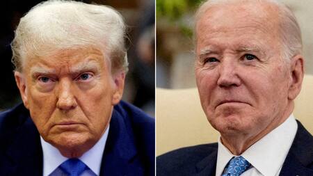 Donald Trump y Joe Biden. Foto: Reuters