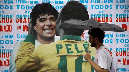 Pelé y Diego Maradona 1. Foto: Reuters.