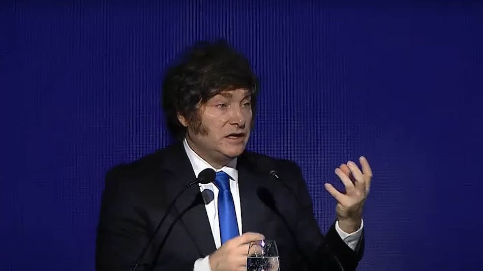 El presidente estuvo en el Congreso de Economía del Club de la Libertad.
