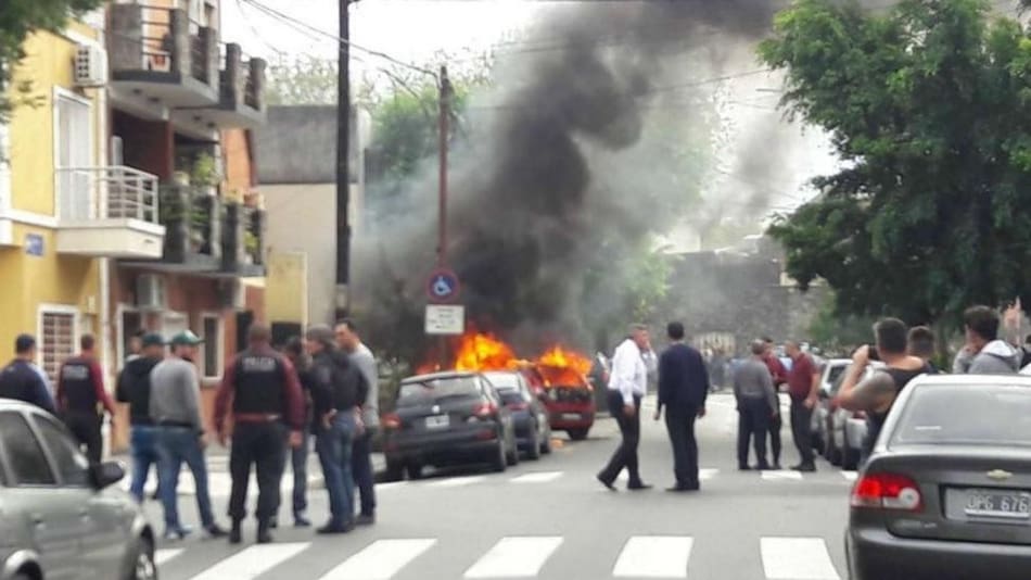 Robo, persecución y tiroteo en Liniers