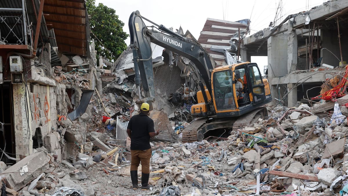 Imágenes exclusivas de Canal 26 en Colombia: las dramáticas tareas de rescate después del terremoto