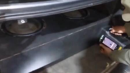 Operativo antidrogas en Salta, foto captura de video de Gendarmería