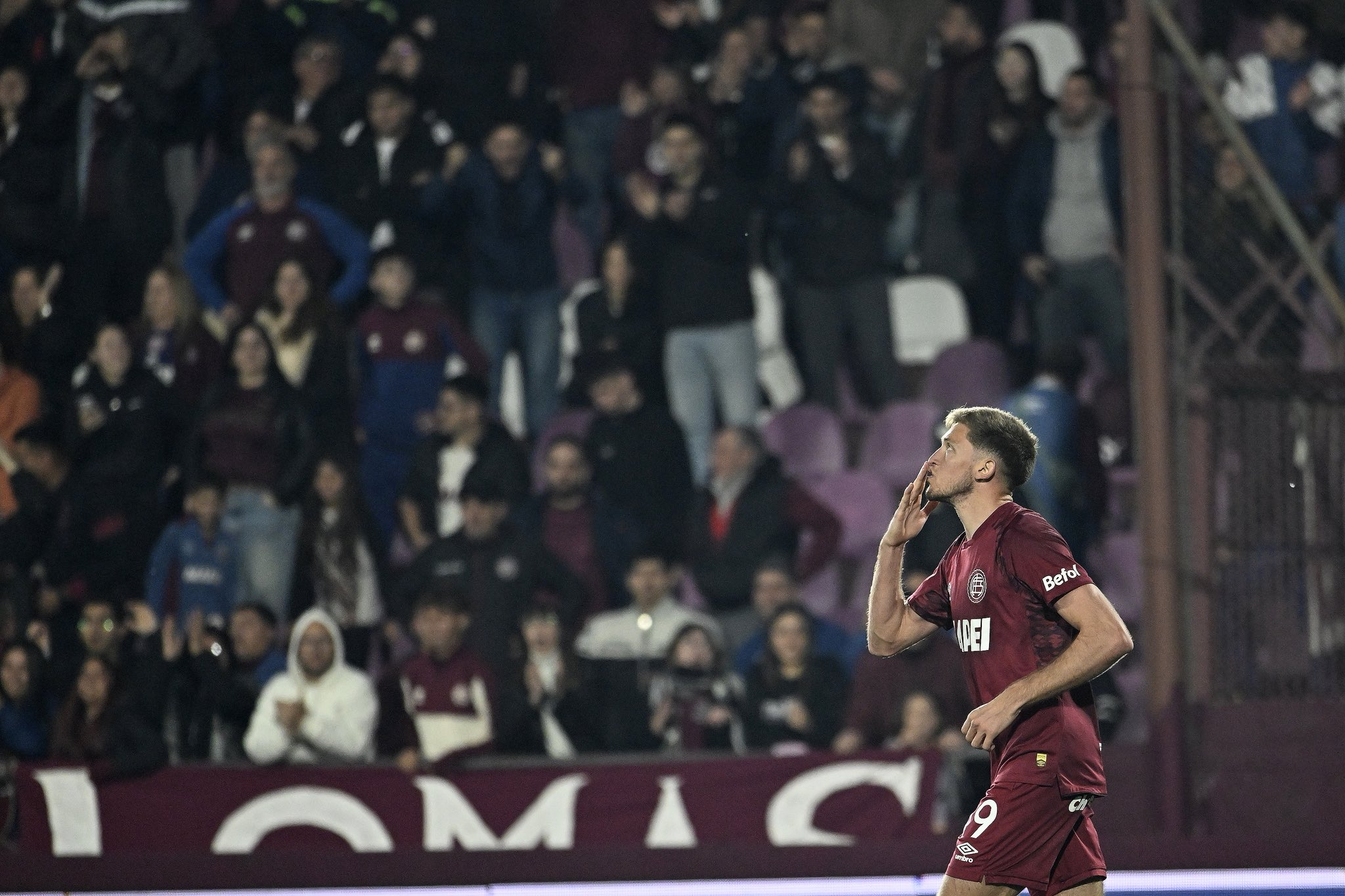 El festejo de Castillo tras el empate