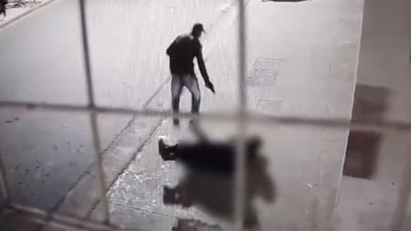 Violencia en Rosario. Foto: cámara de seguridad.