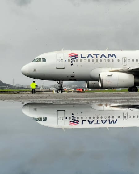 Avión de Latam Airlines.