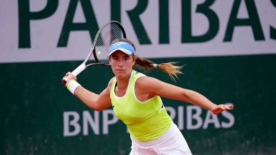 Solana Sierra, tenis. Foto: Twitter.