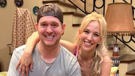 Michael Bublé y Luisana Lopilato. Foto: Instagram/michaelbuble.