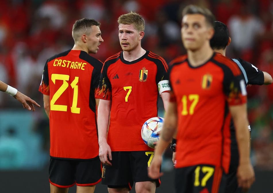 Bélgica vs. Marruecos. Foto Reuters