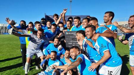 Festejo de Villa San Carlos en la Copa Argentina