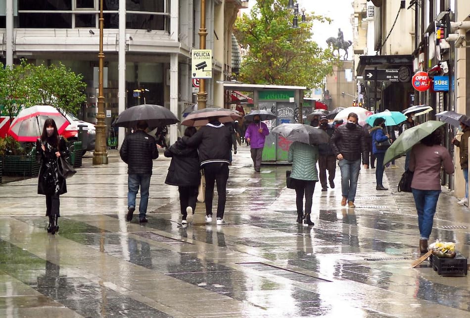 Día de lluvia en la Ciudad de Buenos Aires, NA