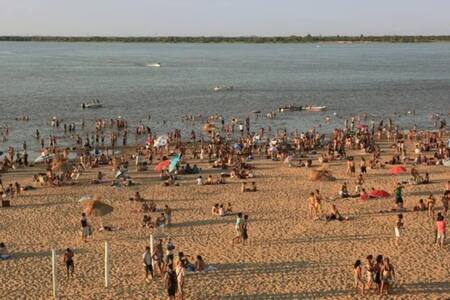 Playa de la Costa, Paraná, Entre Ríos. Foto paranaonline.com.ar