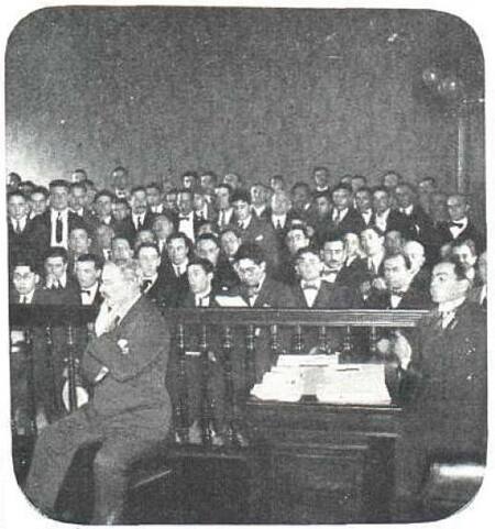 Mateo Banks durante el juicio