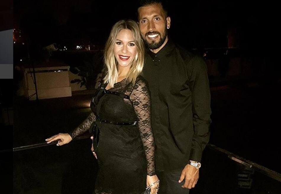 Ezequiel Garay y Tamara Gorro