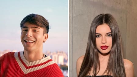 Rusherking y Mar Lucas, romance en puerta. Foto: Instagrams.