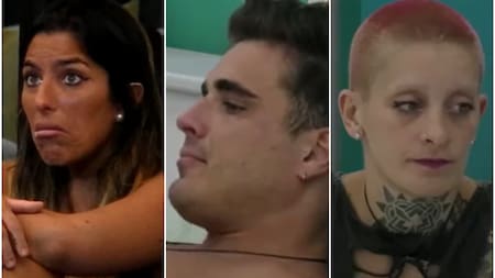 Catalina, Mauro y Furia. Fotos: captura Telefe.