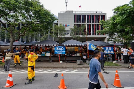 Operativo rescate en Taiwán. Foto: EFE