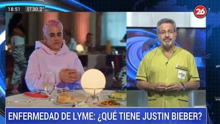 Doctor Claudio Santa María sobre enfermedad de Lyme, que padece Justin Bieber