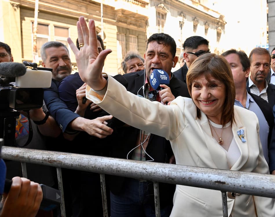 Patricia Bullrich llegó al Senado