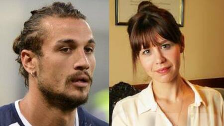 Daniel Osvaldo y Ana Oerlinger. Foto: X